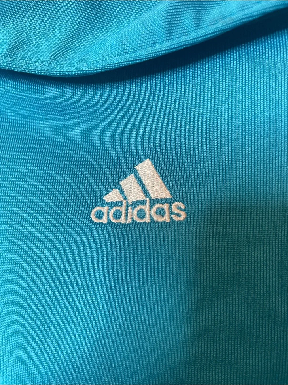 Adidas Women's Blue Sleeveless Polo Performance Golf Tank Top size large - Picture 10 of 11